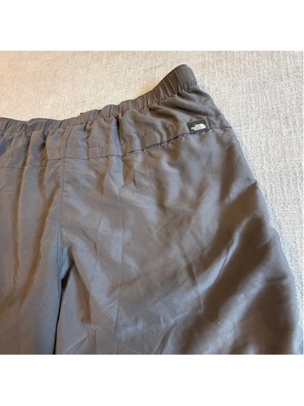 North Face Shorts Mens Gray Ripstop belted Outdoor Hiking Utility Shorts XL